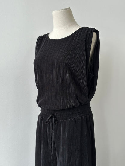 DKNY 2000s Pleated Wide Leg Two Piece Set - M/W28