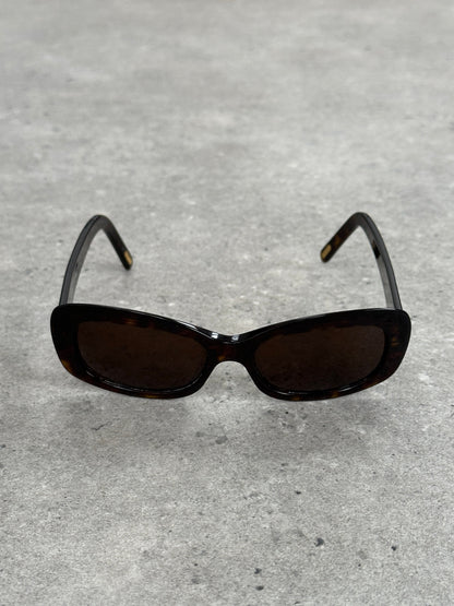 Fendi 2000s Oversized FF Monogram Logo Sunglasses