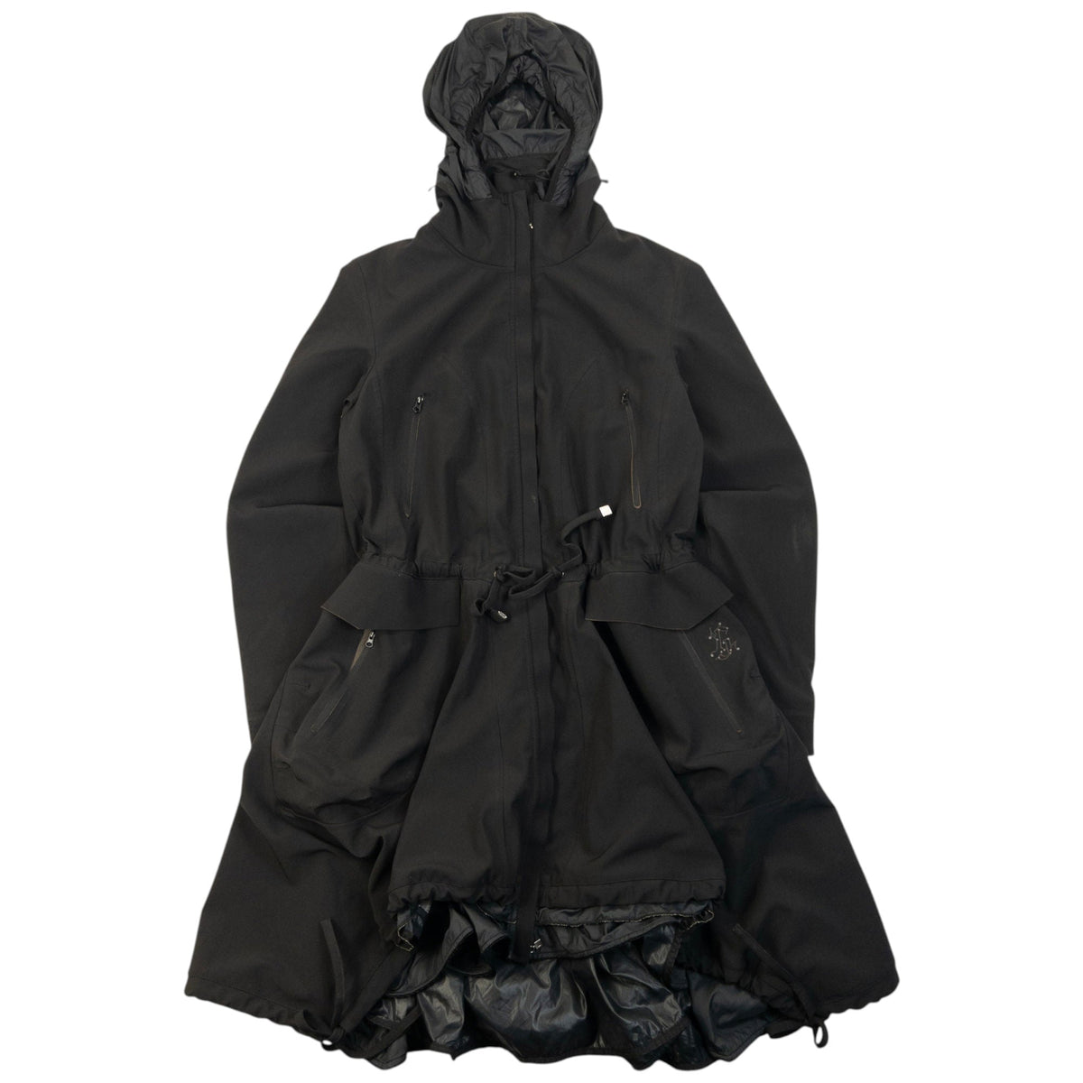 Vintage 2000s Marithe + Francois Girbaud Rain Jacket Womens Size L | Large, Black