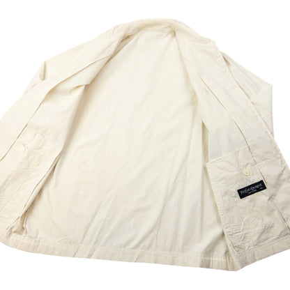 Vintage 90s YSL Yves Saint Laurent Harrington Jacket Size S | Small, Cream