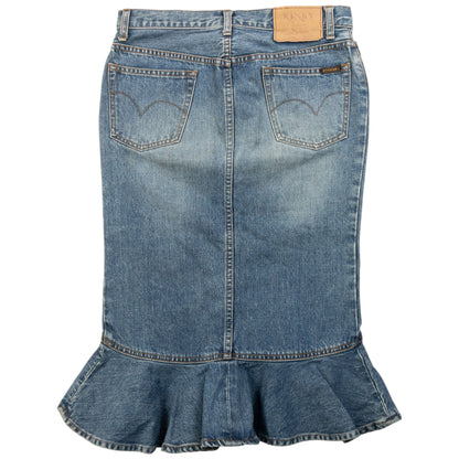 Vintage 2000s Hysteric Glamour Kinky Jeans Denim Skirt Womens Size W28 | W28, Blue