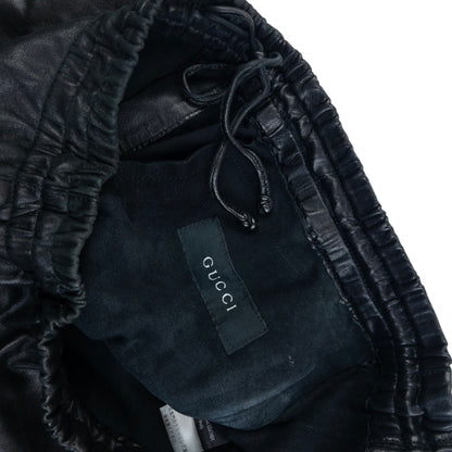 Vintage 2000s Gucci By Tom Ford Leather Trousers Size L | Large, Black