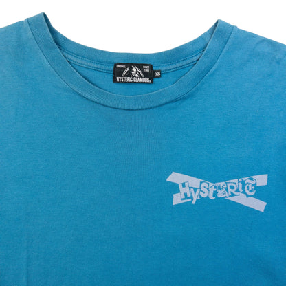 Vintage 2000s Hysteric Glamour Walked Away Graphic T Shirt Size XS | XS, Blue