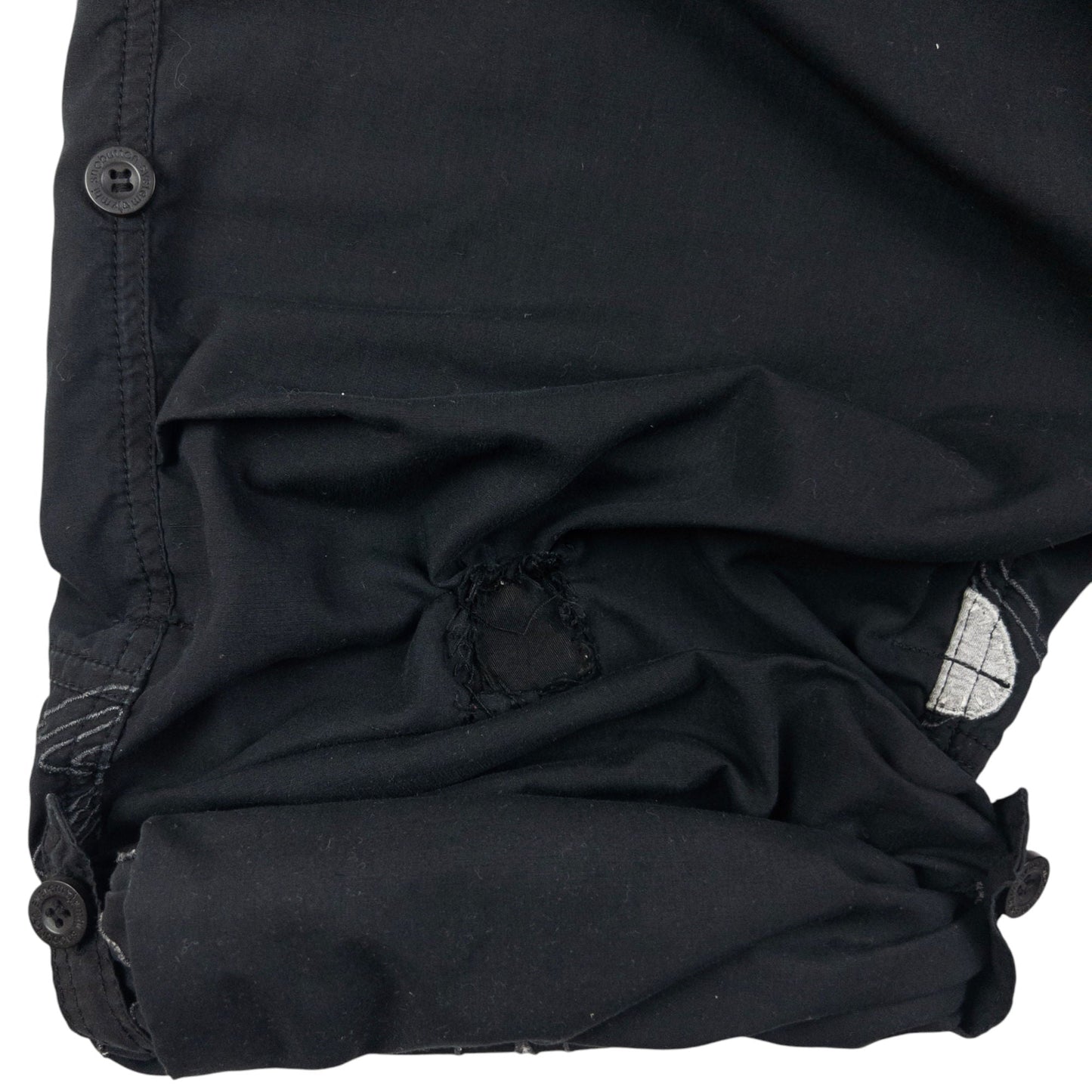 Vintage Maharishi Embroidered Roll Up Trousers Size S