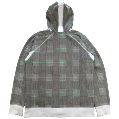 Vintage Stussy Check Zip Up Hoodie Size M