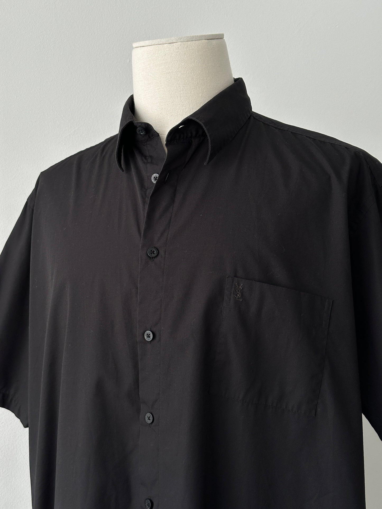 Yves Saint Laurent Pour Homme 2000s Short Sleeve Shirt - XXL
