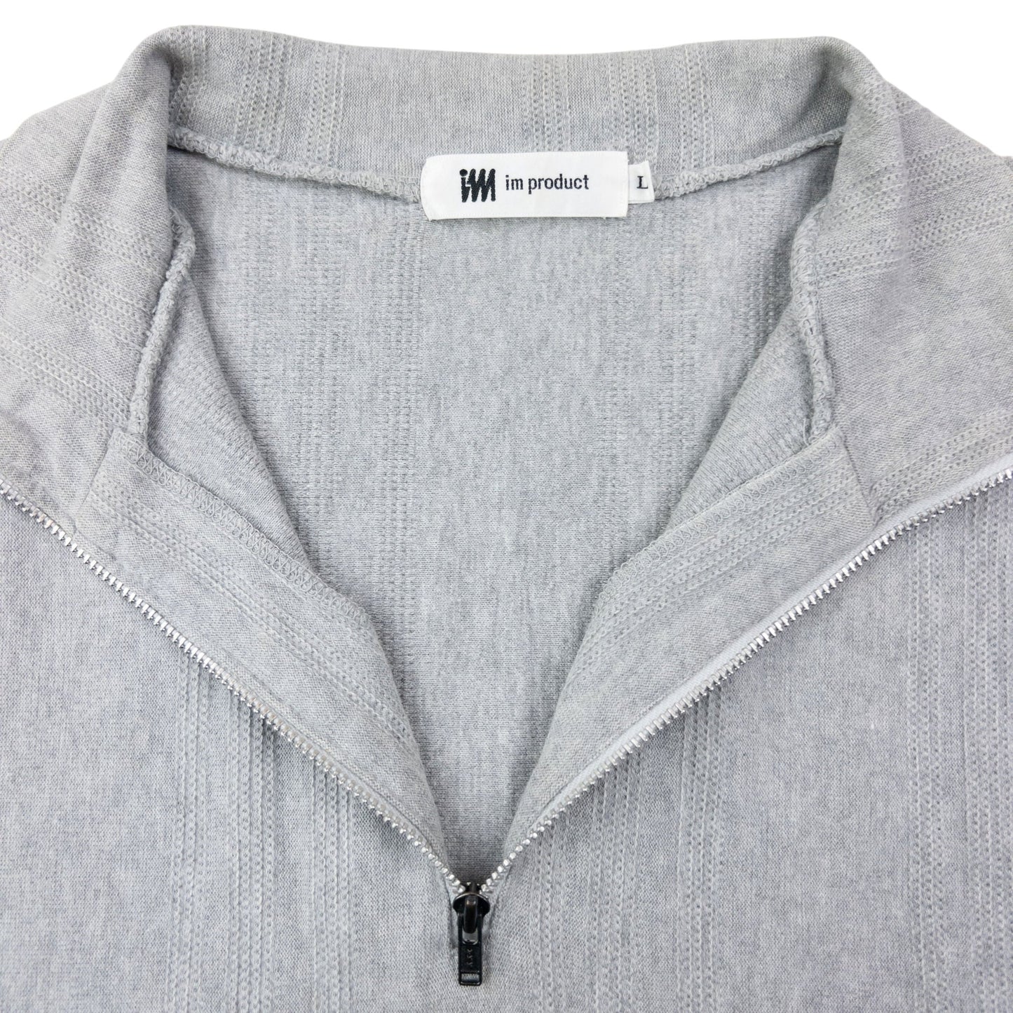 Vintage 90s Issey Miyake Lightweight Q Zip Jumper Size M | Medium, Grey