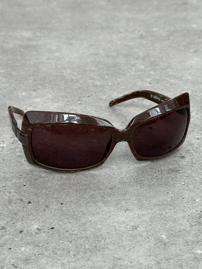 Gianfranco Ferrre 1990s Oversized Logo Sunglasses