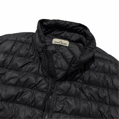 Stone Island Garment Dyed Micro Yarn Down Jacket | XL, Black