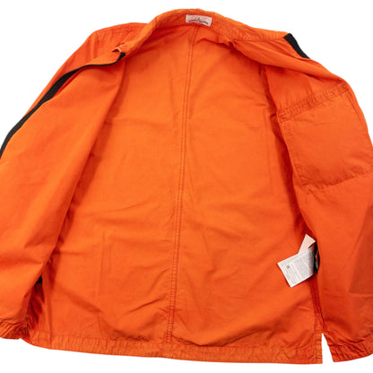 Stone Island Zip Up Jacket Size M | Medium, Orange