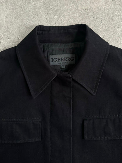 Iceberg 1990s Pure Cotton Concealed Placket Jacket - S