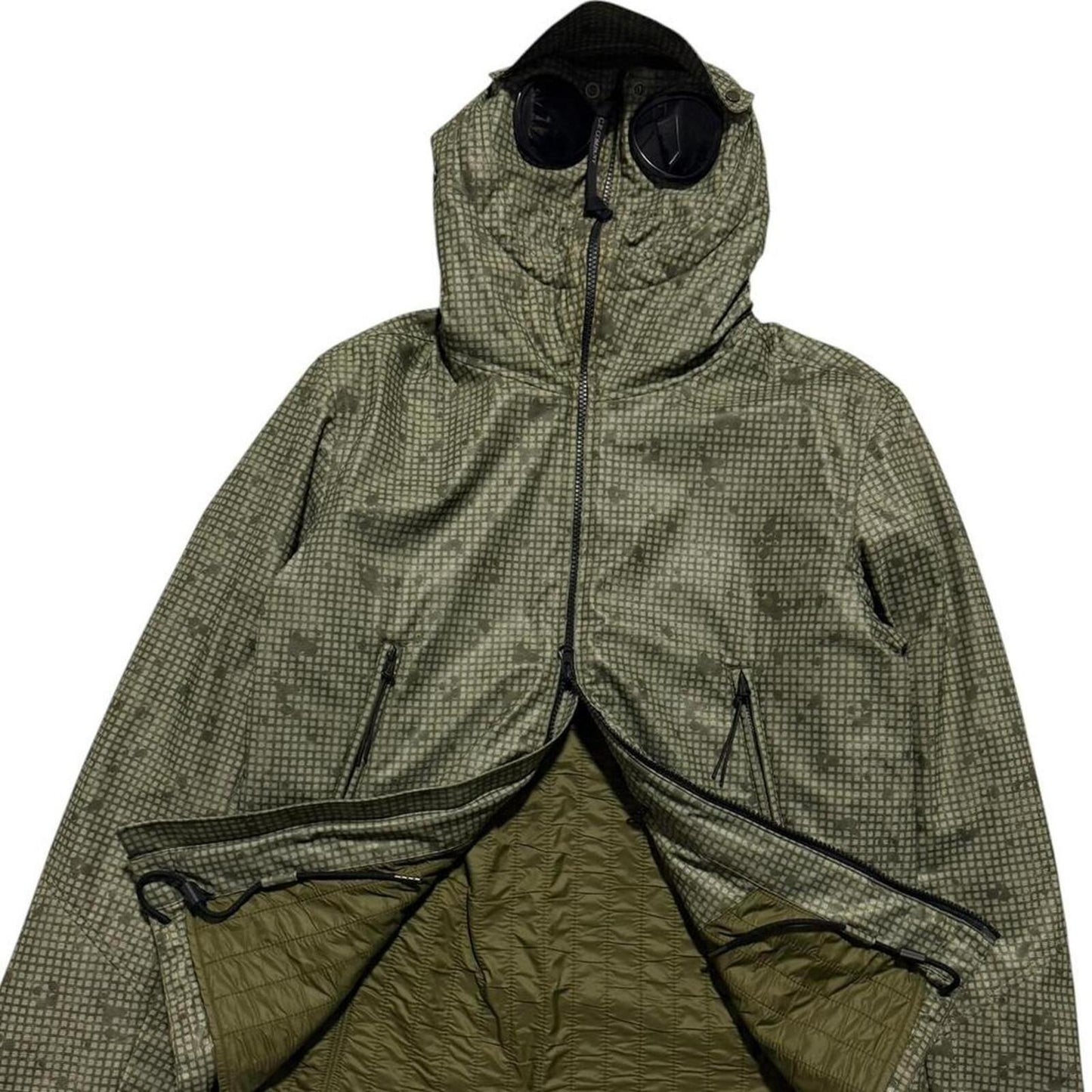 CP Company Camotage Explorer Goggle Jacket | Medium, Camo