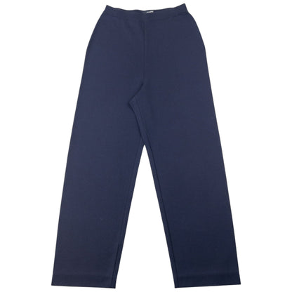 Vintage 90s Issey Miyake PERMANENTE Stretch Trousers Womens Size L | Large, Navy