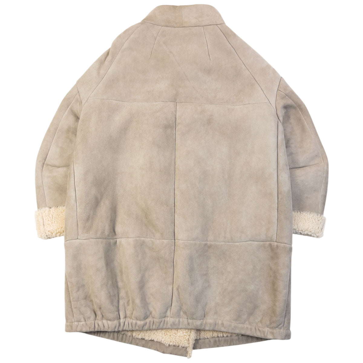Vintage 2009 Miu Miu Fleece Lined Shearling Jacket Size L | Large, Beige
