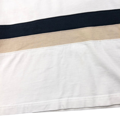 Vintage Burberry Striped Long Sleeve Rugby Polo Shirt Size S | Small, Red