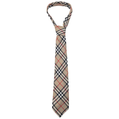 Vintage Burberry Nova Check Wool Tie