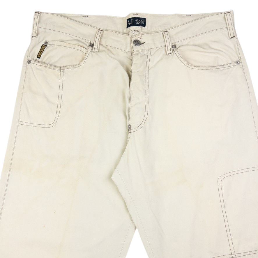 Vintage Armani Jeans Lightweight Trousers Size W37