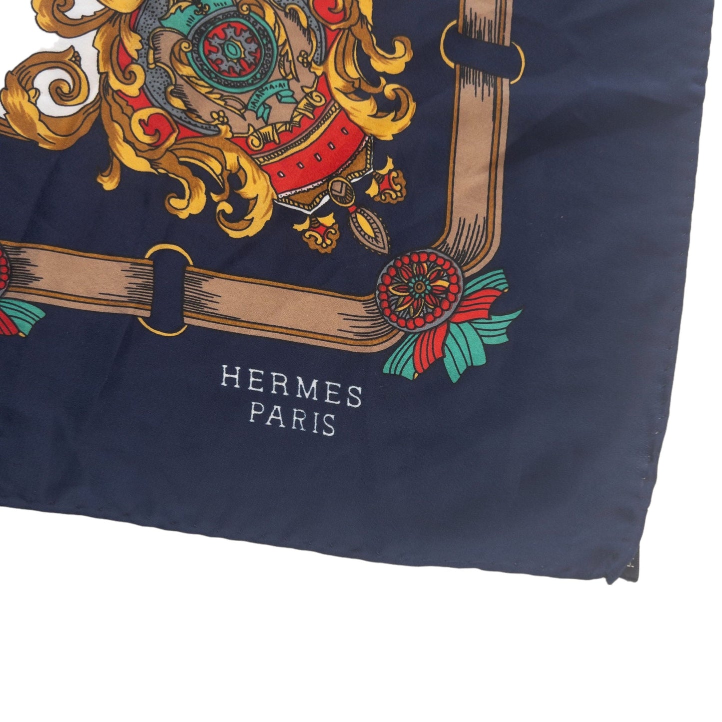 Vintage Hermes 100% Silk Scarf