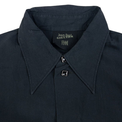 Vintage Jean Paul Gaultier Femme Long Sleeve Button Up Shirt Size