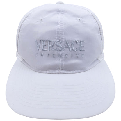 Vintage 2000s Versace Intensive Embroidered Hat | O/S, Red