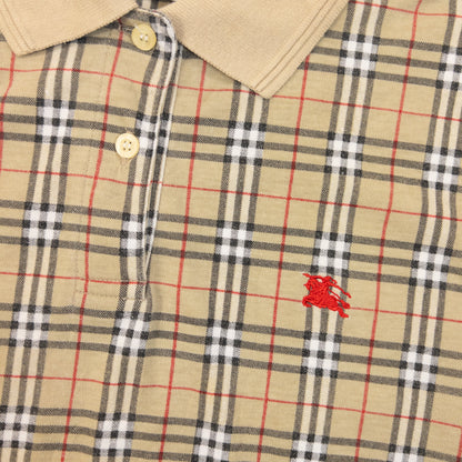 Vintage 90s Burberry Nova Check Polo Shirt Womens Size M | Medium, Multicoloured