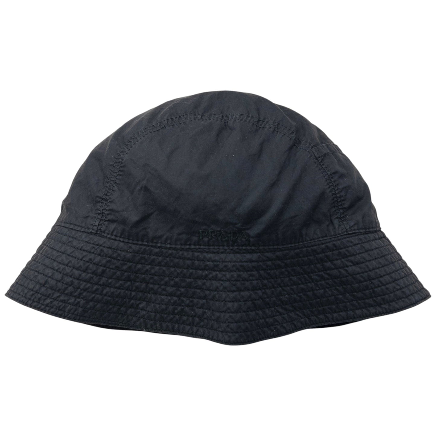 Vintage 2000s Prada Bucket Hat | O/S, Black