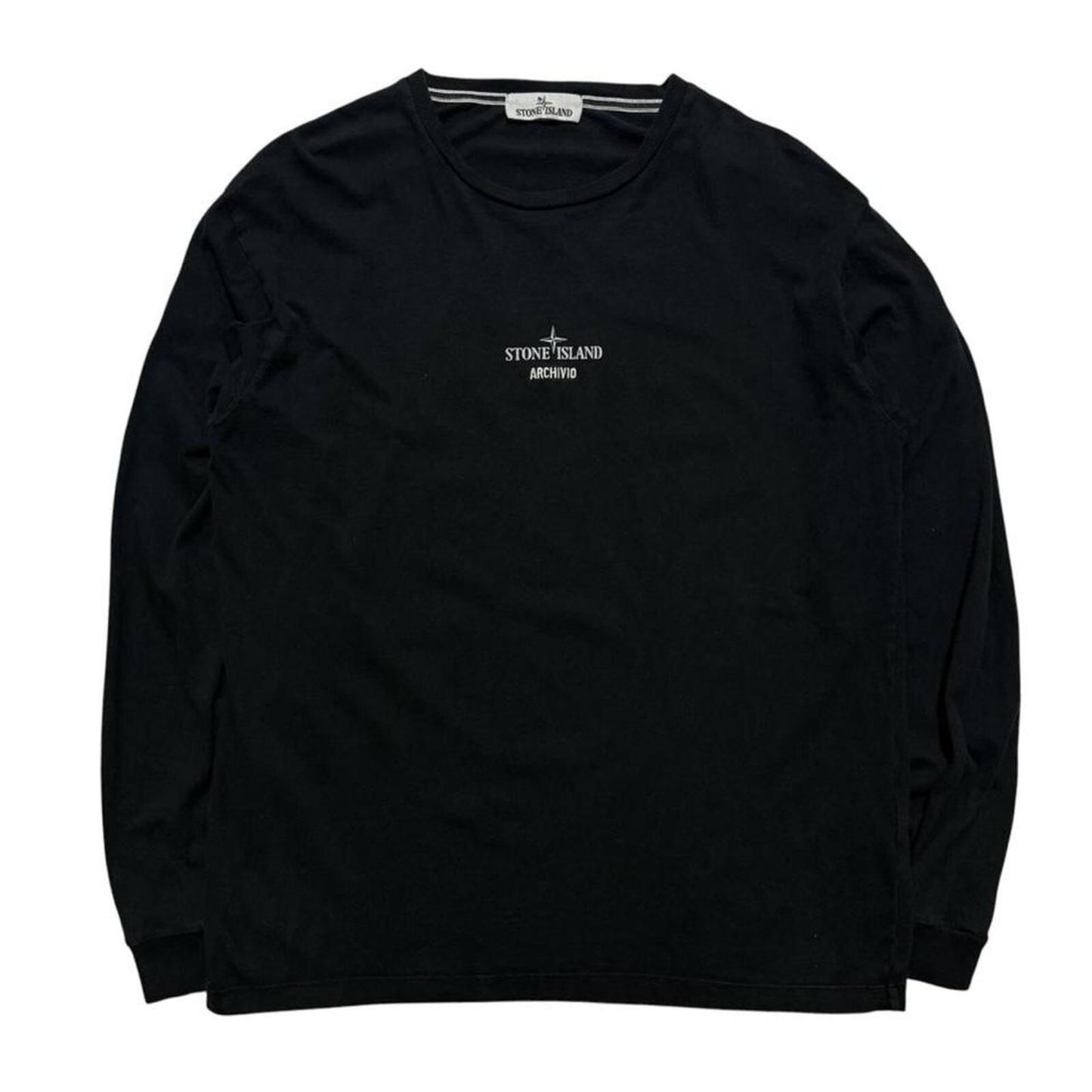 Stone Island Archivo Long Sleeve Top | XL, Black