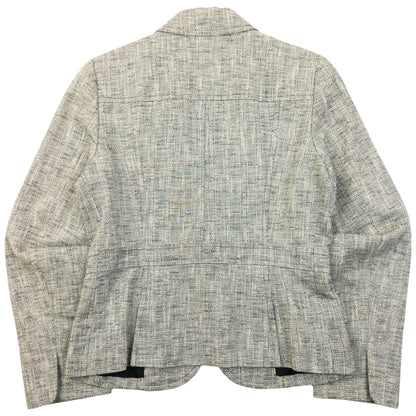 Vintage 2000s Burberry Jacket & Pleated Skirt Suit Set Womens Size M | Medium, Grey