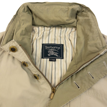 Vintage 90s Burberry Zip Up Jacket Size XL | XL, Beige