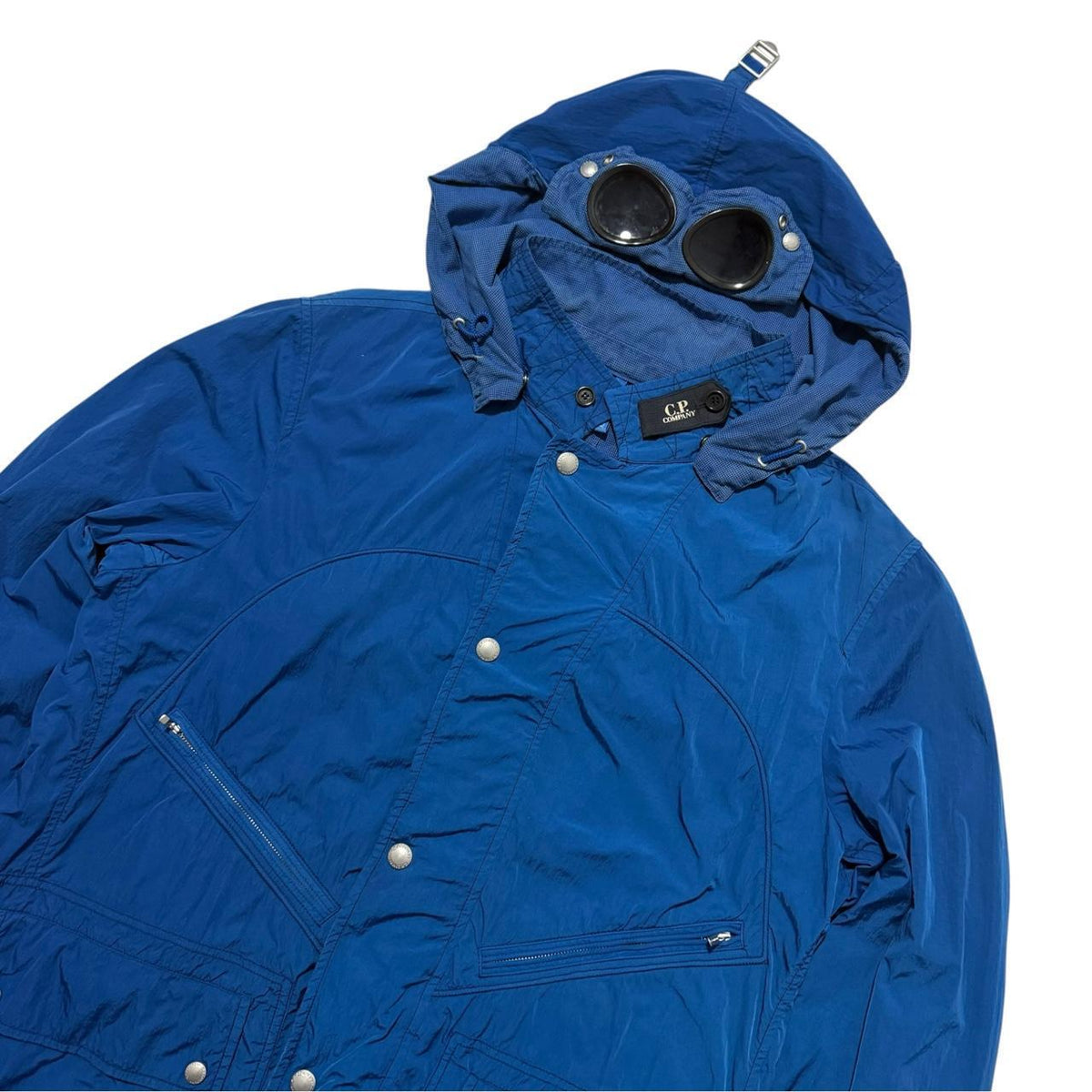 CP Company Reversible Nylon Goggle Jacket | XL, Blue