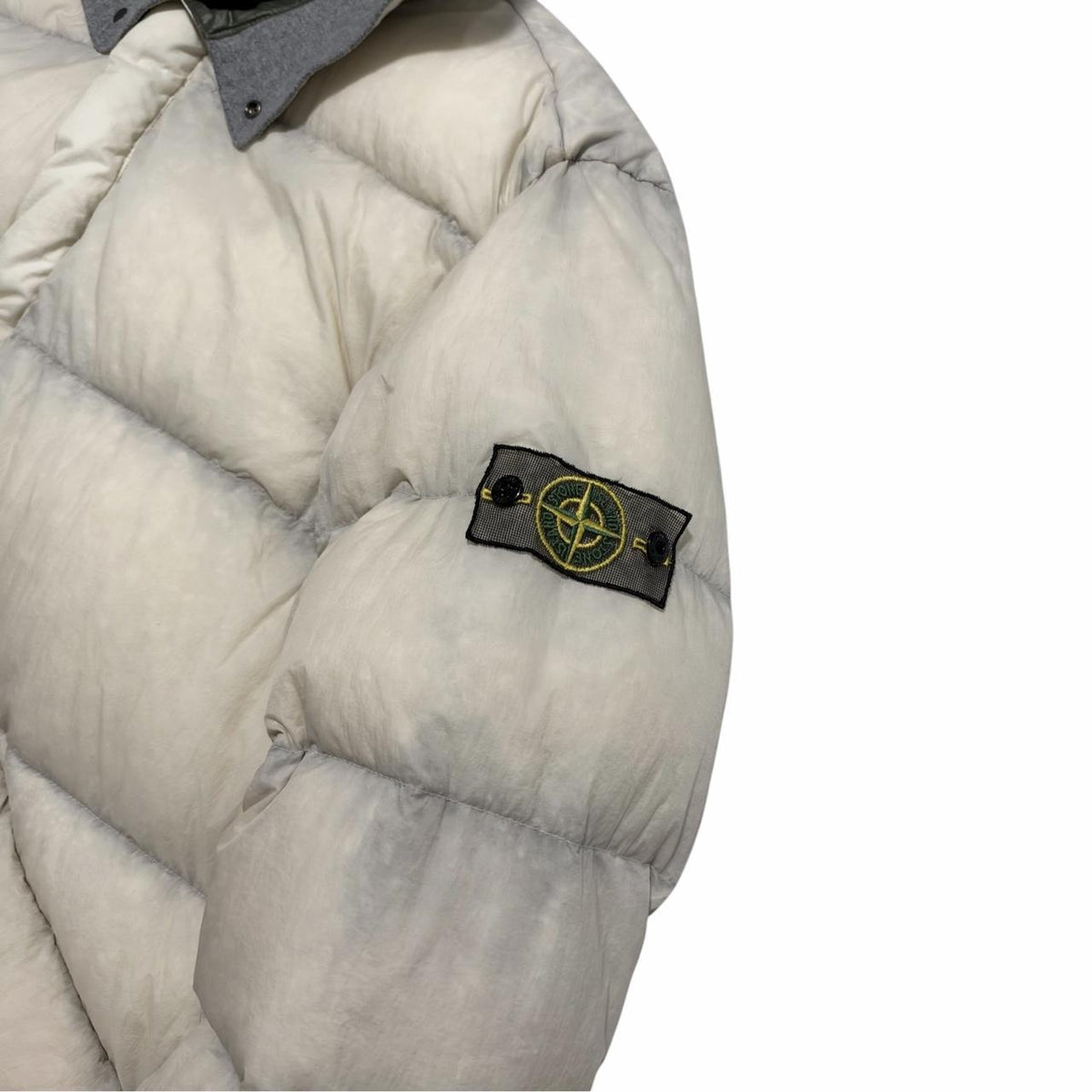 Stone Island A/W 2009 Opaque Tela Down Jacket | XXL, Ivory