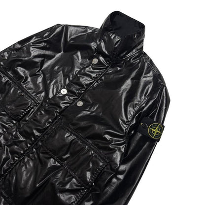 Stone Island Mussola Gommata-TC Jacket | Medium, Black
