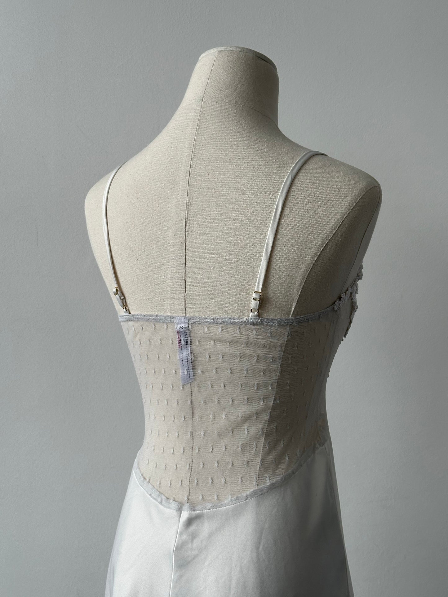 Vintage 2000s Sheer Lace Mini Dress - XS