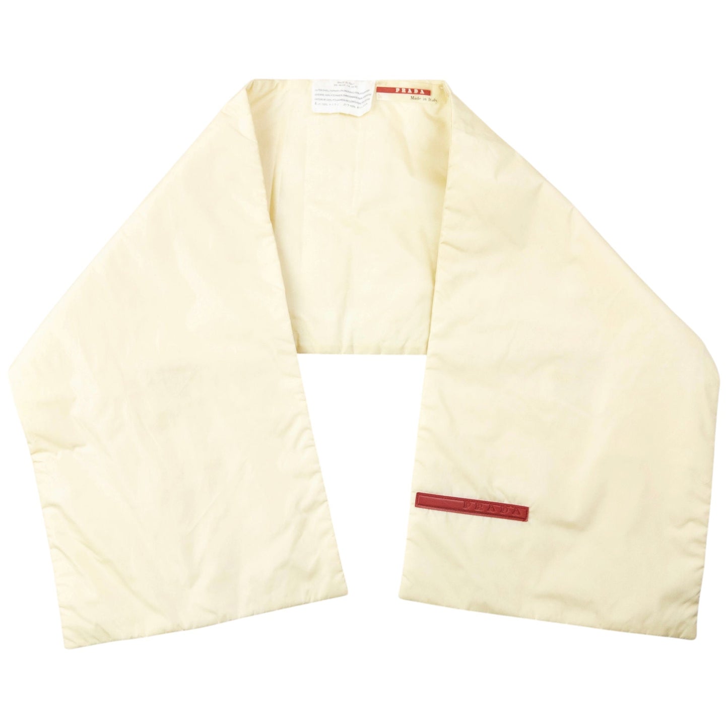 Vintage 2000s Prada Sport Nylon Scarf | O/S, Cream