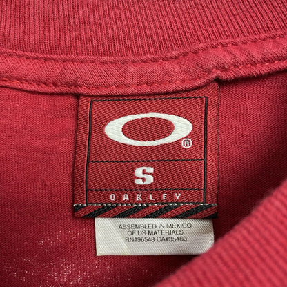 Vintage Oakley T-Shirt Brain Case Fuel Dump, Size Small | Oakley, Red