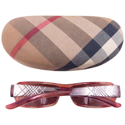 Vintage 2000s Burberry Nova Check Sunglasses | O/S, Pink