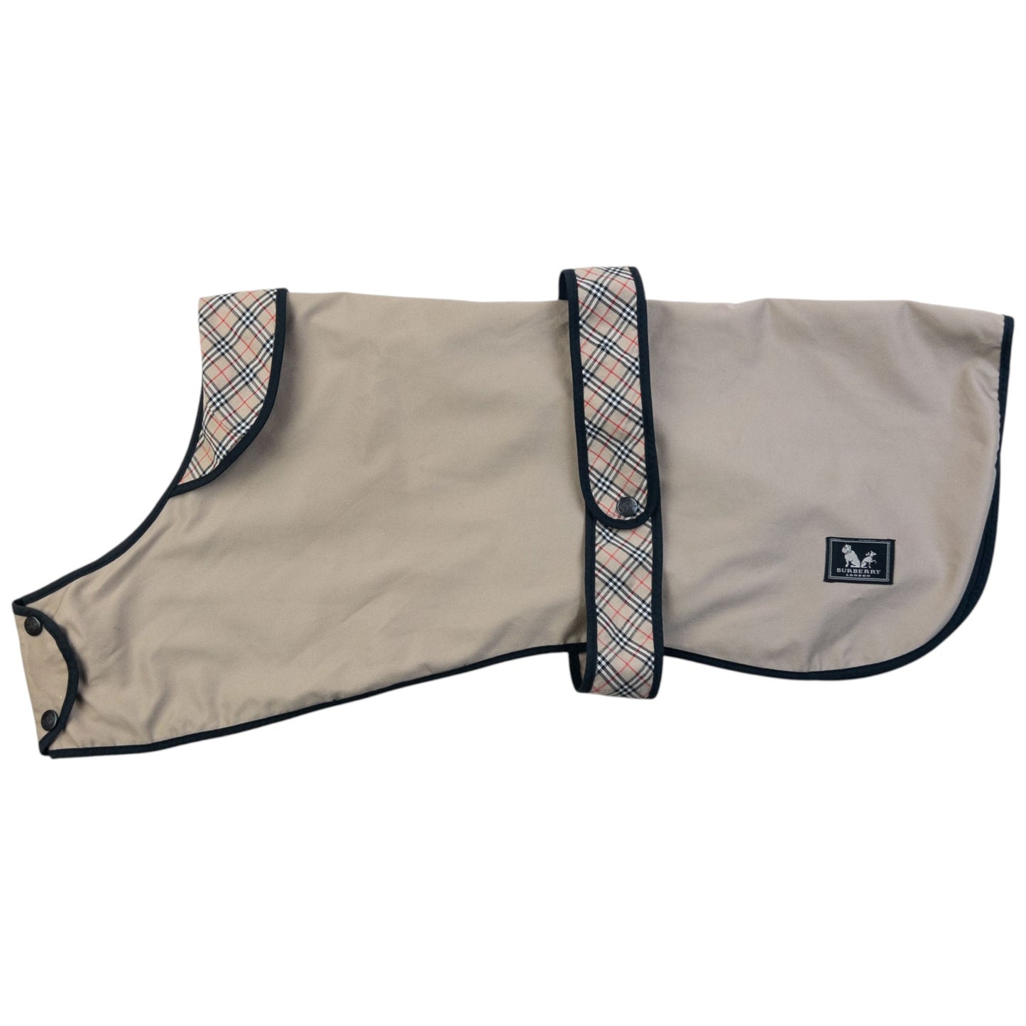 Vintage 2000s Burberry Nova Check Dog Jacket | O/S, Beige