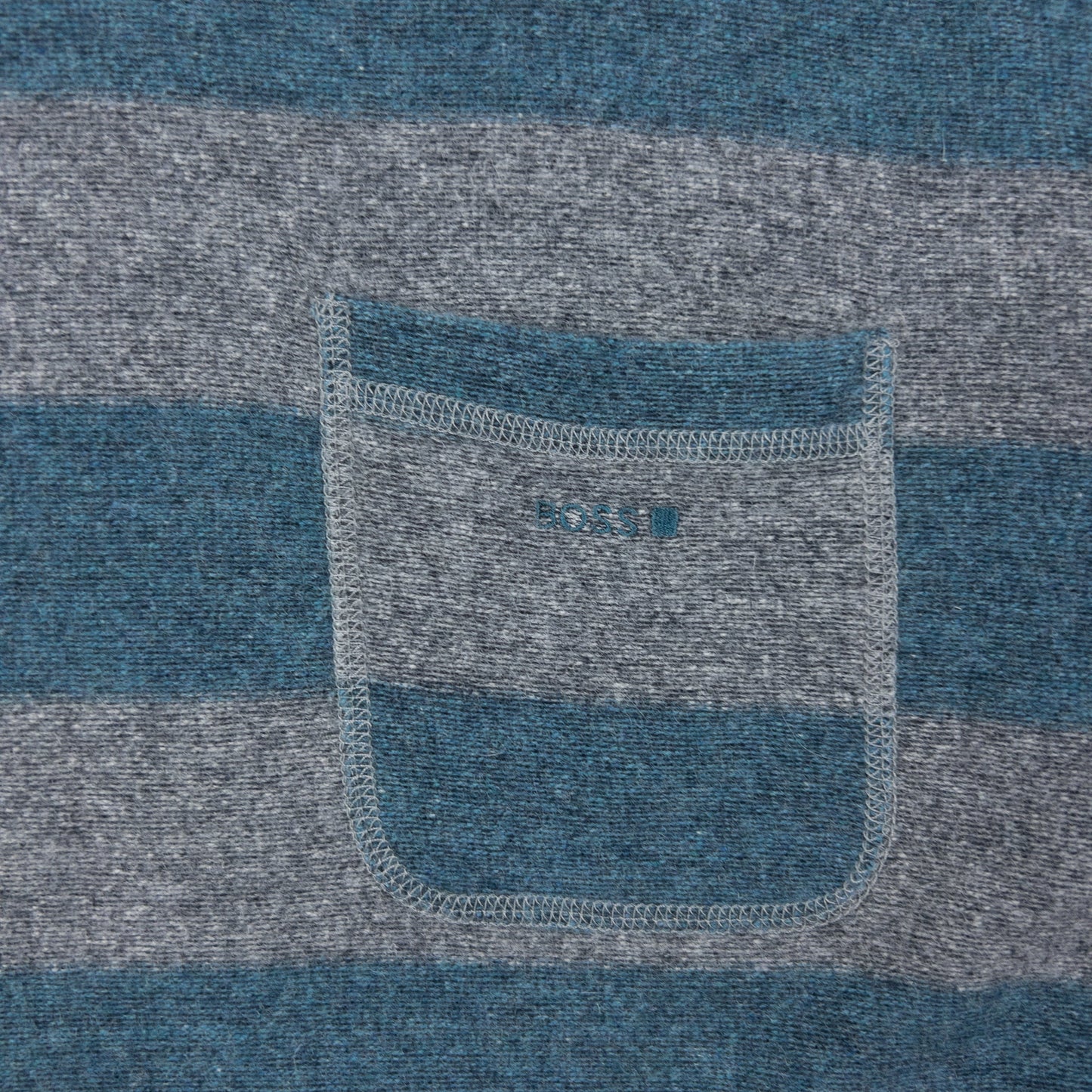 Vintage 2000s Hugo Boss Reversible Striped Wool Jumper Size L