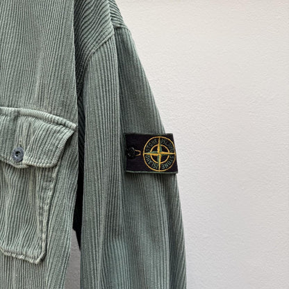 Stone Island 1995 Jumbo Corduroy Over Shirt (XL) | Extra Large, Green