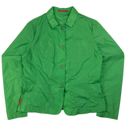 Vintage Prada Sport Lightweight Button Up Jacket Womens Size M