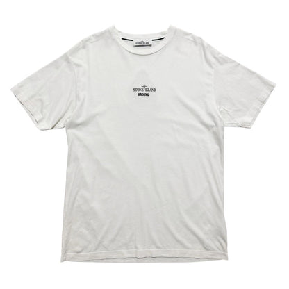 Stone Island Archivo Raso Gommato T-Shirt | XL, White