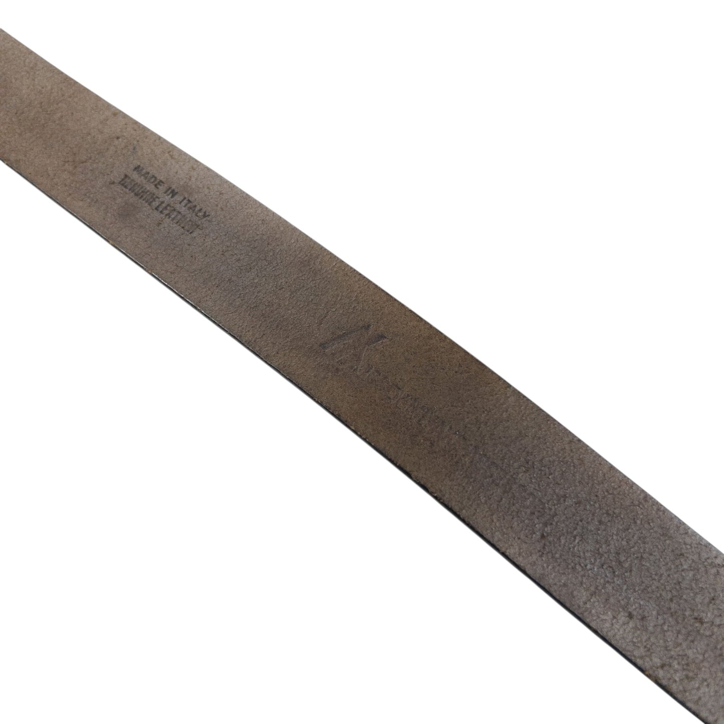 Vintage 2000s Issey Miyake Leather Belt Size W26 | O/S, Grey