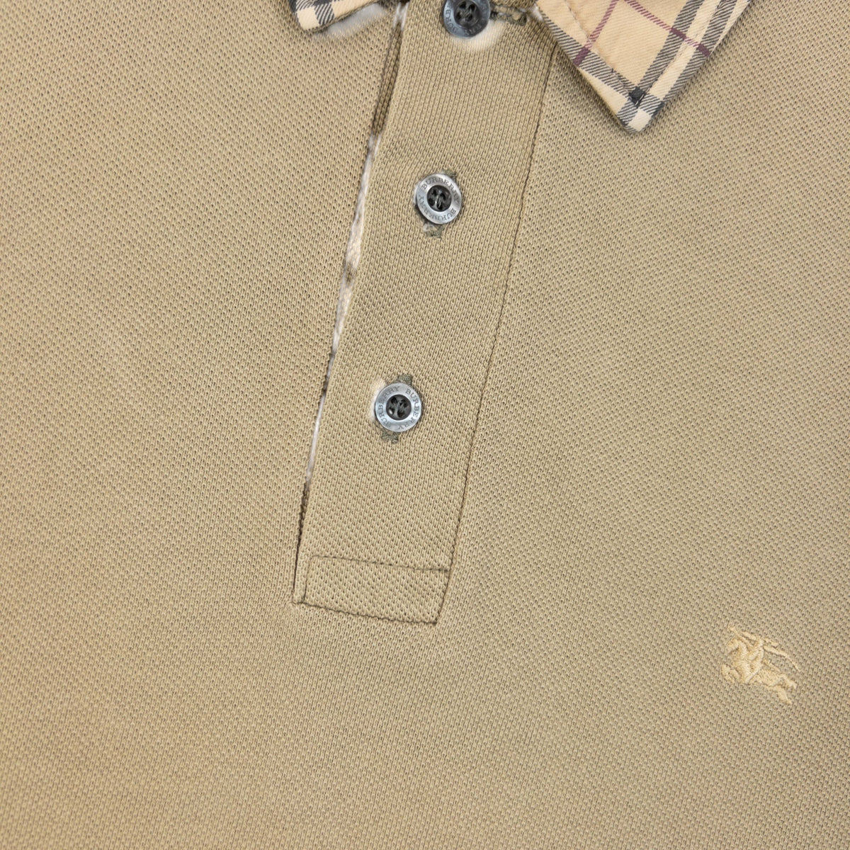 Vintage 2000s Burberry Nova Check Collar Polo Shirt Size L | Large, Multicoloured