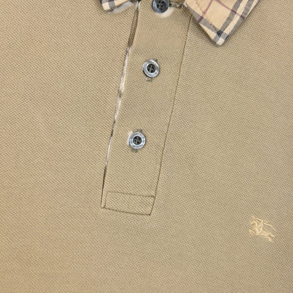 Vintage 2000s Burberry Nova Check Collar Polo Shirt Size L | Large, Multicoloured