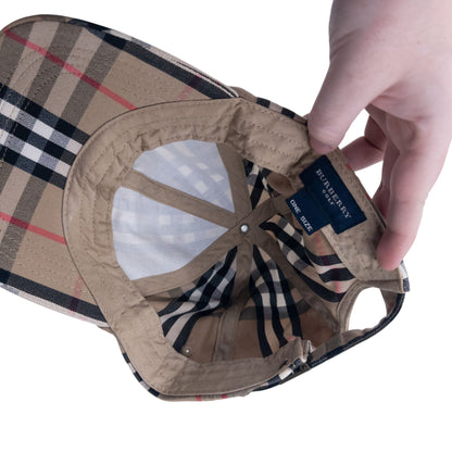 Vintage Burberry Nova Check Hat