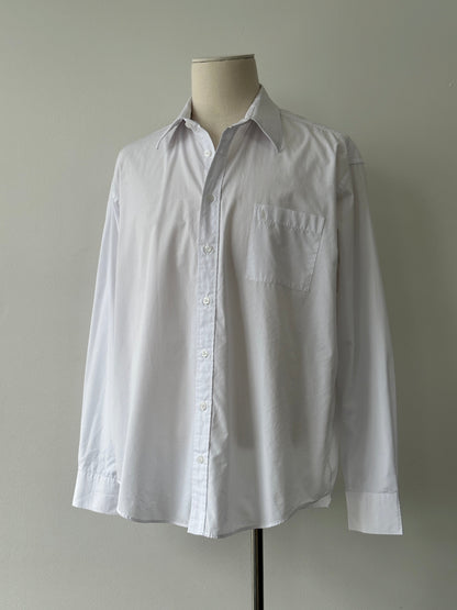 Yves Saint Laurent Pour Homme 2000s Cotton Logo Shirt - XL