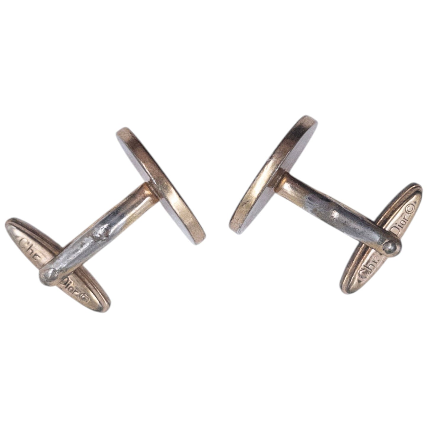 Vintage 90s Dior Embossed Cufflinks