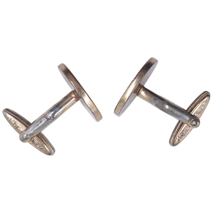 Vintage 90s Dior Embossed Cufflinks