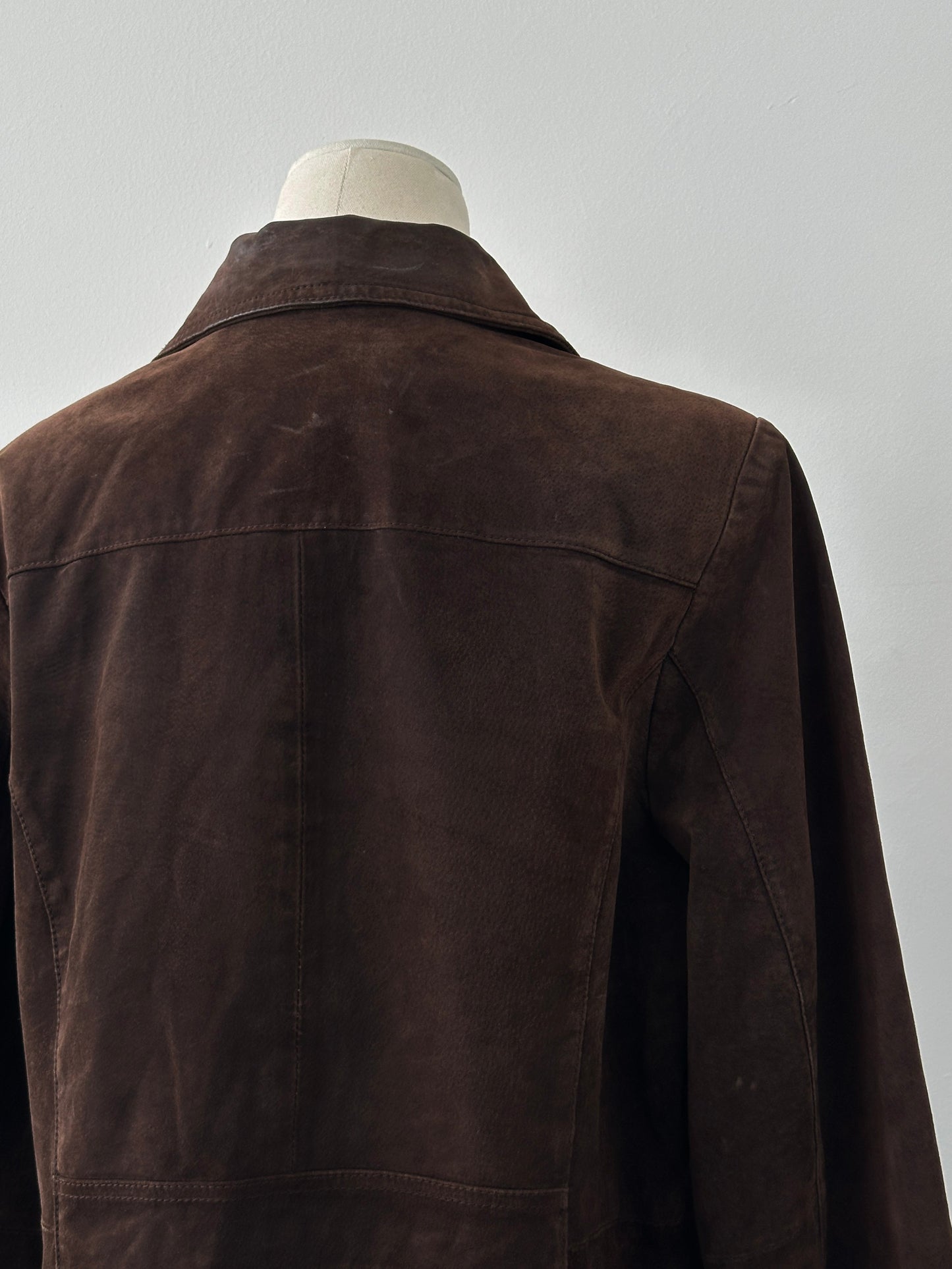Vintage 1990s Suede Leather Jacket - M