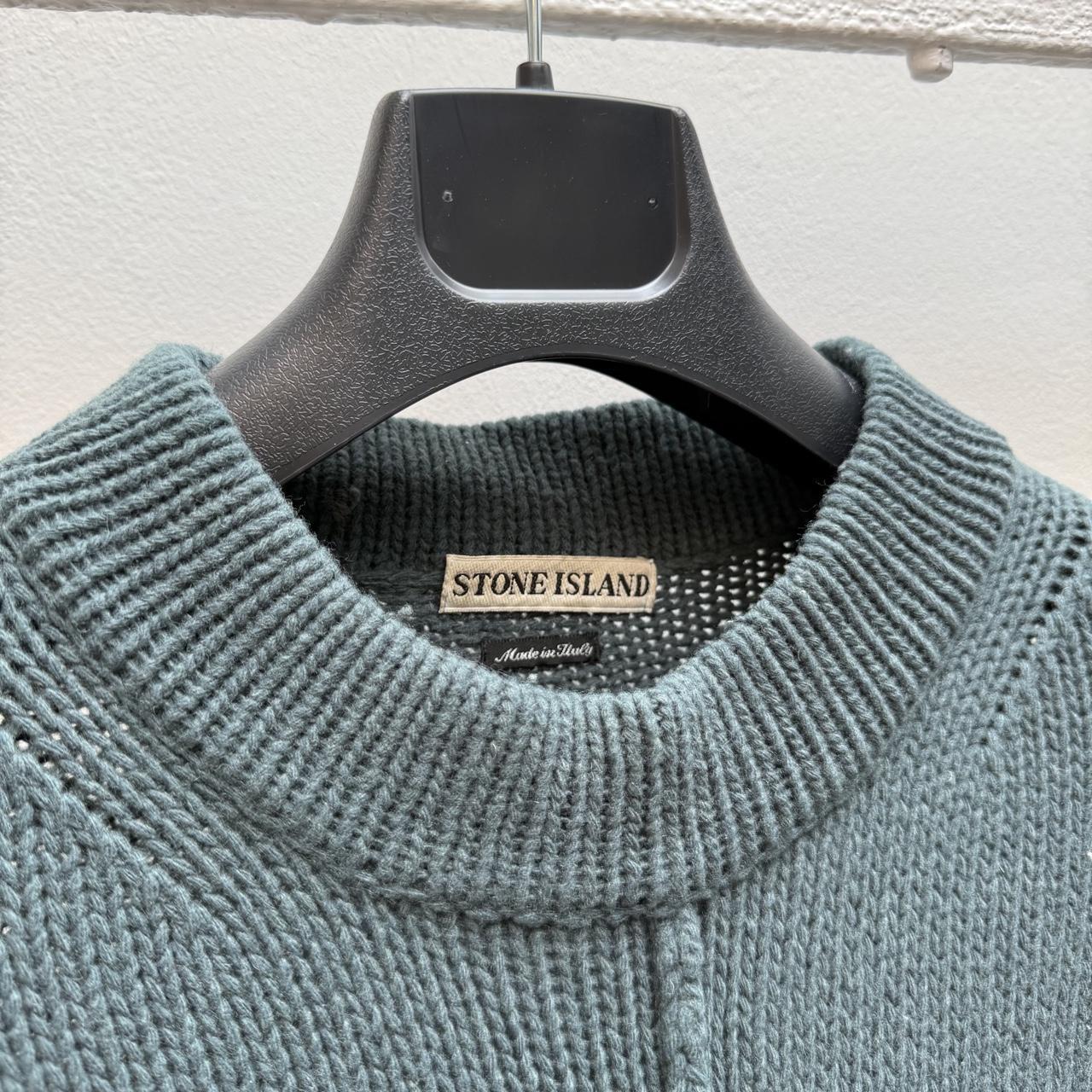 1996 Stone Island Knit Jumper (XXL) | XXL, Dark Teal